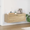 VidaXL Pantofar de perete, stejar sonoma, 100x35x38 cm lemn prelucrat 821023