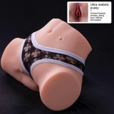 Masturbator Cu Vibratii 2-in-1 Vagin + Anus Tracy
