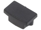 Obturator LED Negru ABS Rotunjit 20buc