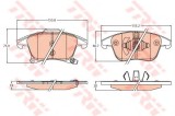 Set placute frana,frana disc FORD MONDEO V Limuzina (2012 - 2016) TRW GDB2092