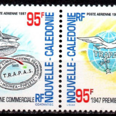 NOUA CALEDONIE 1997, Aviatie, serie neuzată, MNH