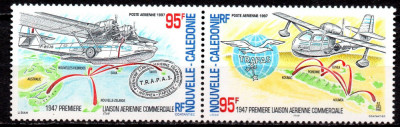 NOUA CALEDONIE 1997, Aviatie, serie neuzată, MNH foto