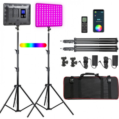 Set 2 lampi LED RGB Weeylite Sprite 20 foto