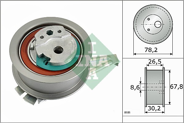 INA 531 0894 10 rola intinzator,curea distributie