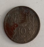 Moneda Monaco - 10 Francs 1946, Europa