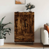 Dulap &icirc;nalt, stejar afumat, 69,5x31x115 cm, lemn prelucrat, vidaXL