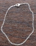 (112) BRATARA DIN ARGINT, UNISEX, VINTAGE, MODEL CU ZALE MICI, 2.21 GRAME