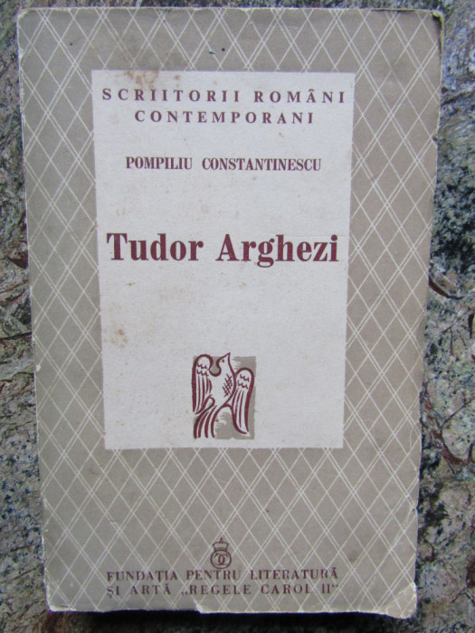 Pompiliu Constantinescu - Tudor Arghezi