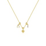 Colier din argint cu charmuri