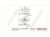 Dr!ve+ DP1010.10.0156 set placute frana,frana disc