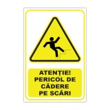 Indicator de avertizare &bdquo;Atenție! Pericol de cădere pe scări&rdquo;