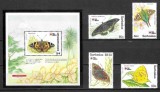 BARBADOS 1982 FAUNA INSECTE FLUTURI