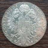 (S) MONEDA DIN ARGINT AUSTRIA - 1 THALER 1780 SF, MARIA THERESIA, REBATERE, Europa