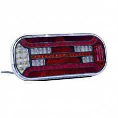 Stop lampa spate cu LED FT-610 P Fristom 12/24V; 302x130x51mm cu 6 functii, semnalizare dinamica, partea dreapta, 1 buc.