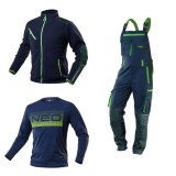 Set imbracaminte de lucru,geaca polar,salopeta,tricou,model Premium,bleumarin,XL/54,NEO