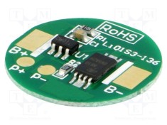 Protecție BMS Li-Ion 2,5A 3,6VDC &Oslash;18,5mm SMARTEC