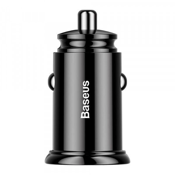 Incarcator Auto Baseus, 30W, 5A, 2 x USB-A, Negru CCALL-YD01