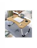 Masa pentru Laptop plianta din MDF 60x395 cm cu suport pahar si Telefon