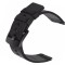 Curea piele naturala compatibila Fossil Gen 5 Smartwatch, telescoape Quick Release, 22mm, Negru