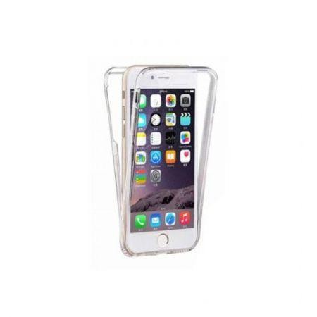 Husa FullBody MyStyle 360&ordm; ultra slim TPU, fata - spate, transparenta compatibila cu Apple Iphone 8 Plus