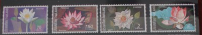 TS24/01 Timbre Thailand - Nestampilate - Flori foto