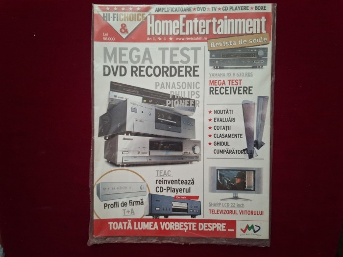 Hi-Fi Choice &amp; Home Entertainment nr. 1