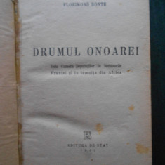 FLORIMOND BONTE - DRUMUL ONOAREI (1951)