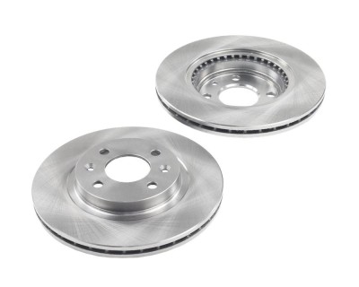 Set 2 bucati - Discuri frana fata Dacia Logan 2004-2021, Sandero 2008-2021, ventilat 259 x 20,6, Nissan Kubistar 2003-2008, Renault 19, Megane 1, Cli foto