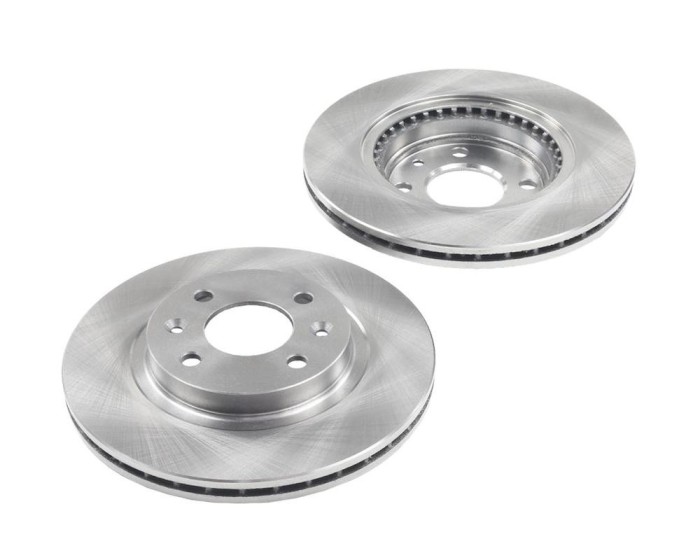 Set 2 bucati - Discuri frana fata Dacia Logan 2004-2021, Sandero 2008-2021, ventilat 259 x 20,6, Nissan Kubistar 2003-2008, Renault 19, Megane 1, Cli