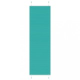 vidaXL Jaluzea plisată verde petrol 65x200 cm Lățime țesătură 64,4 cm