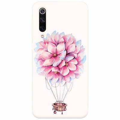 Husa silicon pentru Xiaomi Mi 9, Flower Baloon foto