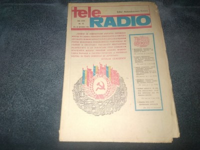 REVISTA TELE RADIO 19 25 DECEMBRIE 1982 foto