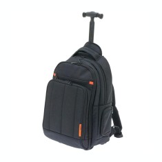 Rucsac tip troller Davidts The Chase, neagra, 48x31x22.5 cm foto