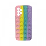 Husa Samsung Galaxy A32 5G Lemontti Heart Pop it Multicolor 3