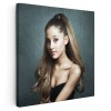 Tablou Ariana Grande cantareata 2130 Tablou canvas pe panza CU RAMA 100x100 cm