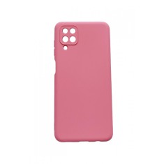 Husa telefon compatibila cu Samsung Galaxy A12, Roz, Cu interior de catifea, 211HT