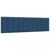 VidaXL Pernă pentru tăblie de pat, Hanko, albastru, 180 cm, material textil 4019183