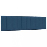 VidaXL Pernă pentru tăblie de pat, albastru, 180 cm, material textil