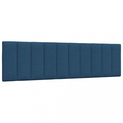 vidaXL Pernă pentru tăblie de pat, albastru, 180 cm, material textil 4019183 foto