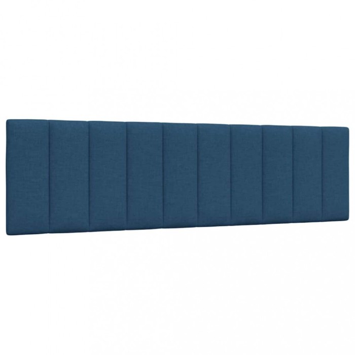 vidaXL Pernă pentru tăblie de pat, albastru, 180 cm, material textil 4019183