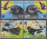 Timbre cu pescăruși din Ins. Feroe