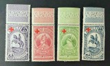 Etiopia 1936 - Emisiunea Crucea Roșie "&Icirc;mpăratul Haile Selassie &amp; Menelik al II-lea" (Set de 4 Mărci Poștale Neștampilate) - Cod: A964