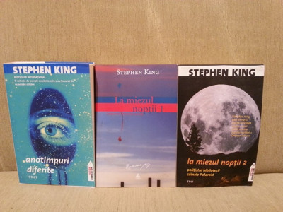 ANOTIMPURI DIFERITE/LA MIEZUL NOPTII-STEPHEN KING (3 VOL) foto