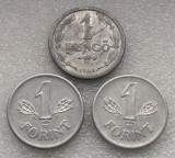 Ungaria lot 1 pengo 1941 + 1 forint 1967 si 1968 **, Europa, Aluminiu