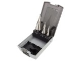 Burghiu-kit pentru metal, graduale, conic
