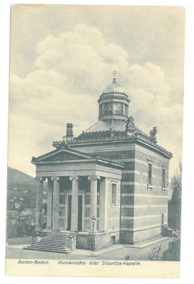1146 - Romanian Orthodox Church a domnitorului Mihail Sturza din Baden-Baden old foto