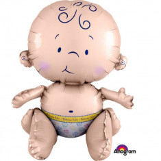 Balon folie figurina bebelus - 33 x 38 cm, Amscan 35202 foto