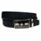 Curea barbati, casual-eleganta, din piele ecologica, latime 3.5 cm, negru - CK147N