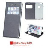 Husa Flip Carte Smart Look Gri pentru Samsung Galaxy S8 Plus (G955)