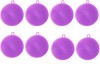 Set 8 perii pentru vase, diametru 10 cm, silicon, violet
